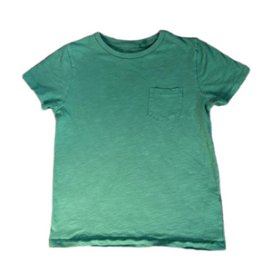 Mini Boden Boys 8-9Y Pocket Short Sleeve T Shirt Green